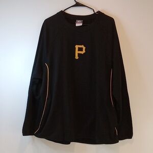 Vintage Majestic Therma Base Pittsburgh Pirates MLB Pullover Jacket Men's NICE!